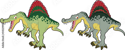 Spinosaurus cartoon