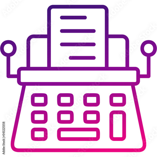 Typewriter Icon
