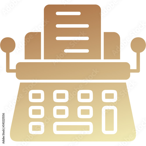 Typewriter Icon