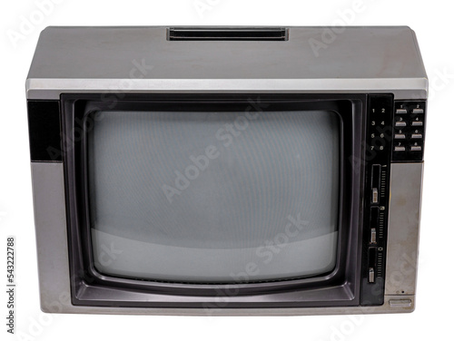 old tv isolated and save as to PNG file