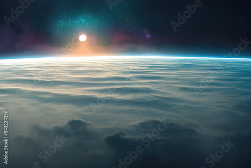 background with space fantasy  © Shades3d