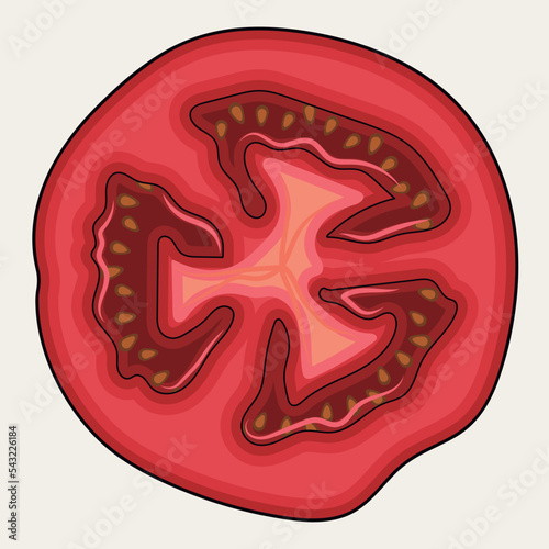 Sliced Tomato Fresh Vegetable Food