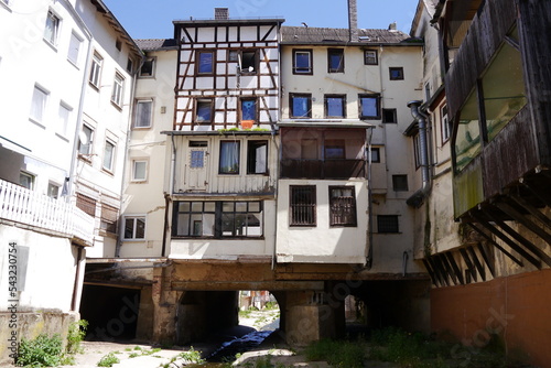 Brückenhäuser über den Ellerbach in Klein Venedig in Bad Kreuznach photo