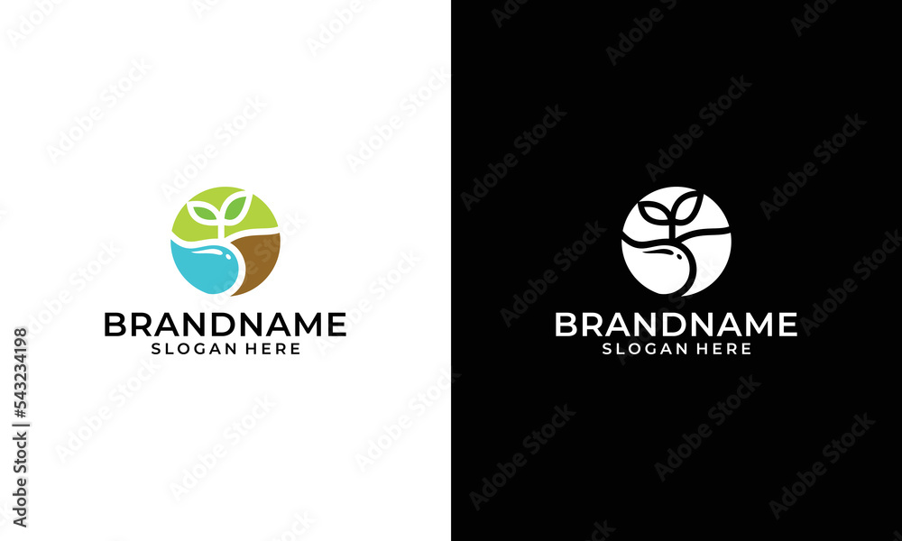 Water cycle linear icon. Outline of modern water cycle logo concept on white and black background from Ecology collection. Suitable for use in web applications, mobile applications and print media.