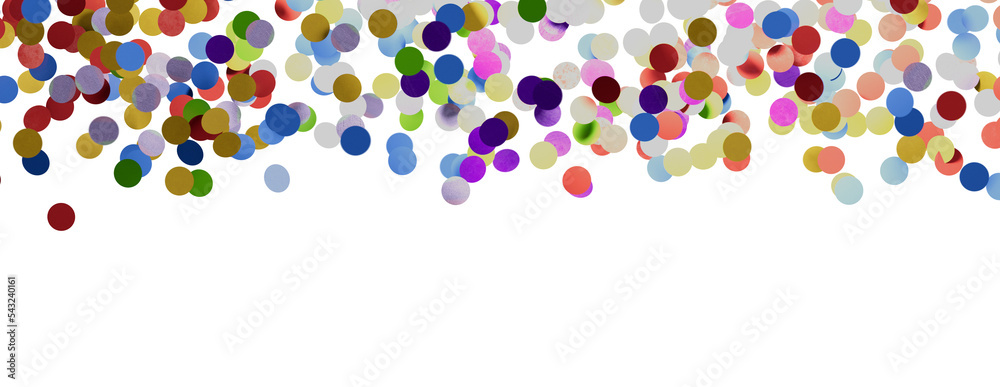3D animation of exploding confetti 3D animation of exploding confetti