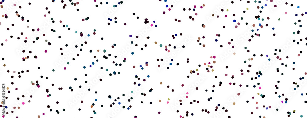confettis falling 3d render illustration
