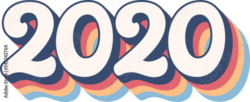 2020 Year Retro Vintage