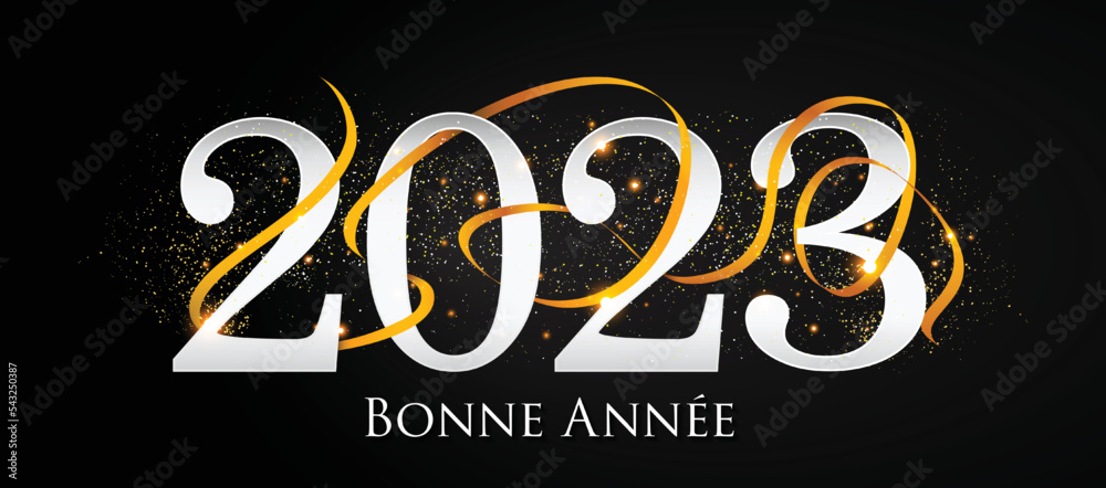 Carte de Voeux 2023 - Bonne Année.