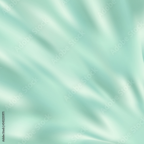 Pastel tone mint teal gradient defocused abstract photo smooth lines pantone color background 