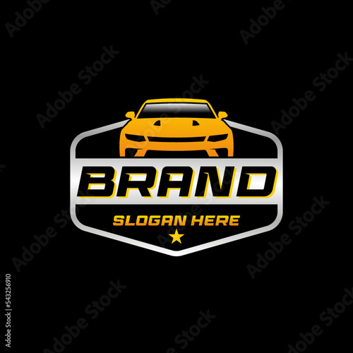 car auto service dealer logo template
