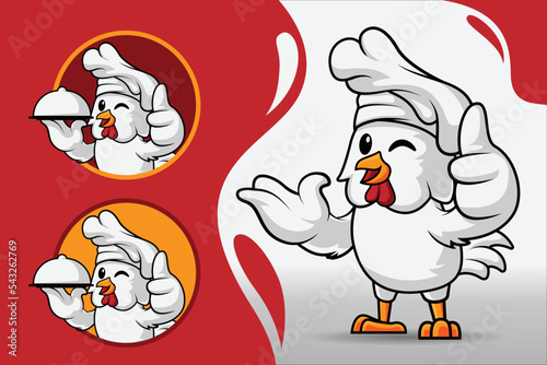 rooster icon or mascot vector design element template