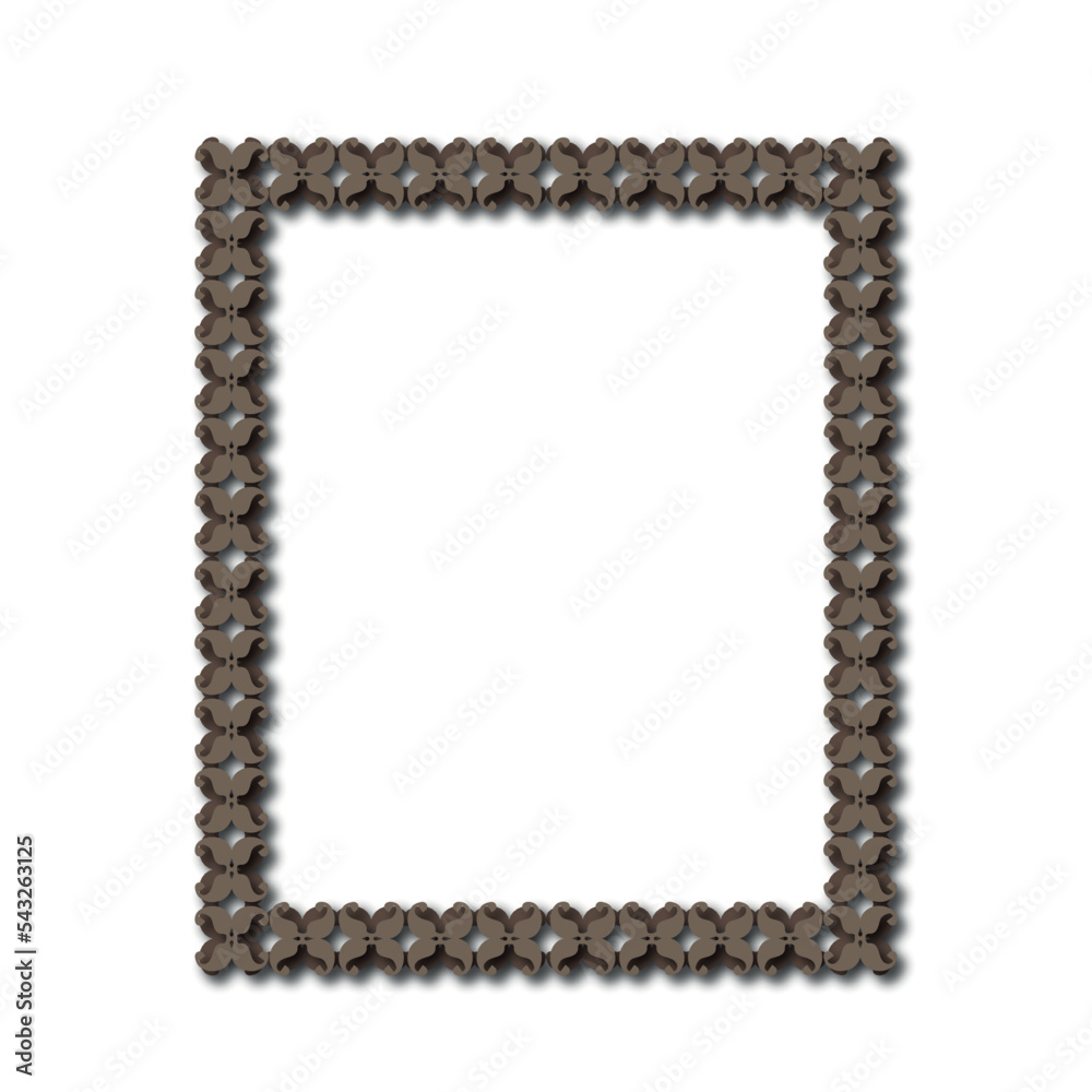 Frame, in the style of an ornament, Vector illustration eps 10, Art. Frame, in the style of an ornament, Vector illustration eps 10, Art.