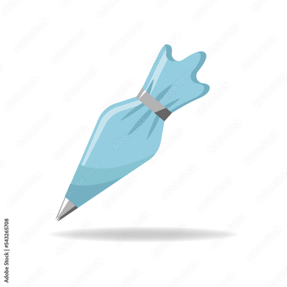 Pastry bag vector isolated illustration