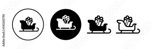 Fototapeta Naklejka Na Ścianę i Meble -  Christmas icons, Christmas icons. Vector. Winter icon set. Christmas decorations in flat design isolated on white background. 