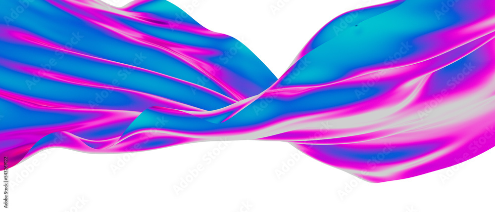 Fototapeta premium Abstract fluid gradient shape flowing