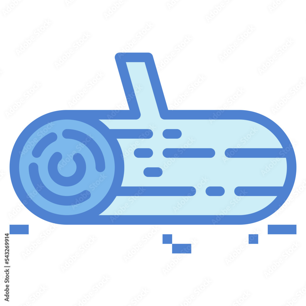 log two tone icon style log two tone icon style