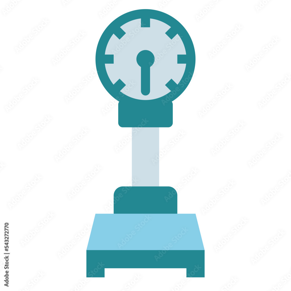 weight scale flat icon style weight scale flat icon style