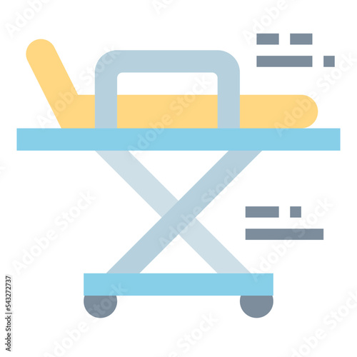 stretcher flat icon style