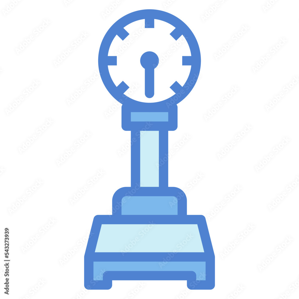 weight scale two tone icon style weight scale two tone icon style