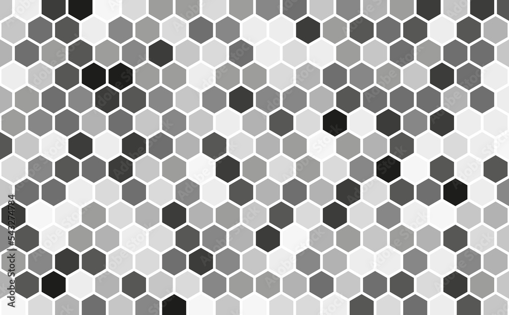 Vector seamless geometric pattern in grey tints. Grid of octagons. Modern stylish texture. Repeating geometric background. Abstract bg. Vector design. Monochrome background. Vector seamless geometric pattern in grey tints. Grid of octagons. Modern stylish texture. Repeating geometric background. Abstract bg. Vector design. Monochrome background.