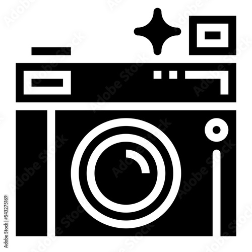 camera glyph icon style