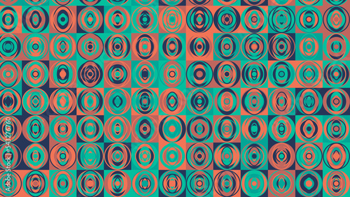 green,blue and grey geometric pattern, seamless wallpaper for fabric, tile, tablecloth