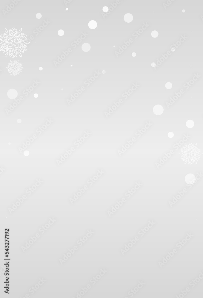 Silver Snow Vector Grey Background. Christmas Silver Snow Vector Grey Background. Christmas