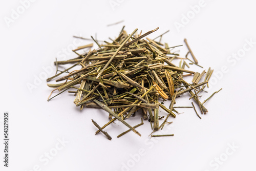 Ayurvedic Dry Kiratatikta or Swertia chirata or Gentianaceae herb used in the various treatments photo
