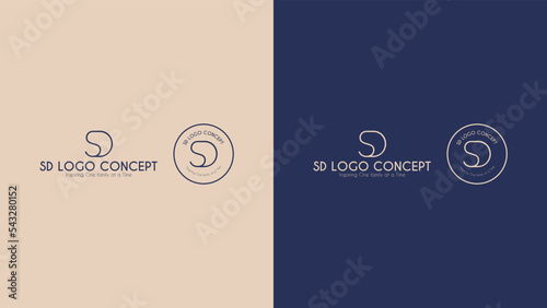 SD Minimalist Logo Concept photo