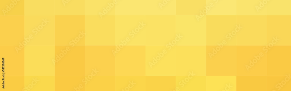 Abstract yellow pastel gradient square mosaic banner background. Vector illustration. Abstract yellow pastel gradient square mosaic banner background. Vector illustration.