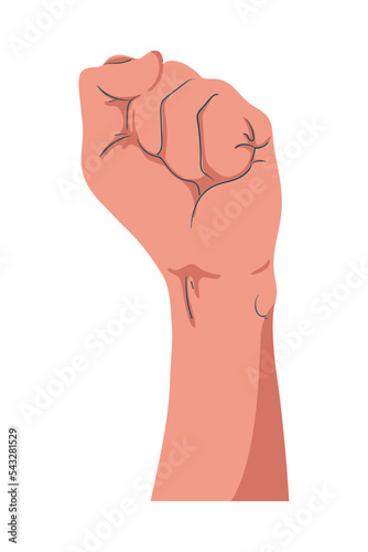 human fist vector