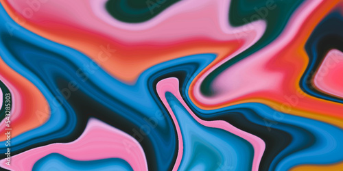 Abstract colorful background with waves, Abstract stripe colorful marble liquid texture, Abstract modern colorful marble ink colorful texture background pattern with wave shapes for any design.