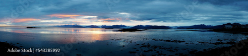 Beautiful sunset at Höfn