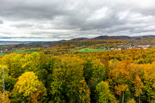 Kleiner Herbstspaziergang durch die schöne Parklandschaft bei Bad Liebenstein - Thüringen - Deutschland