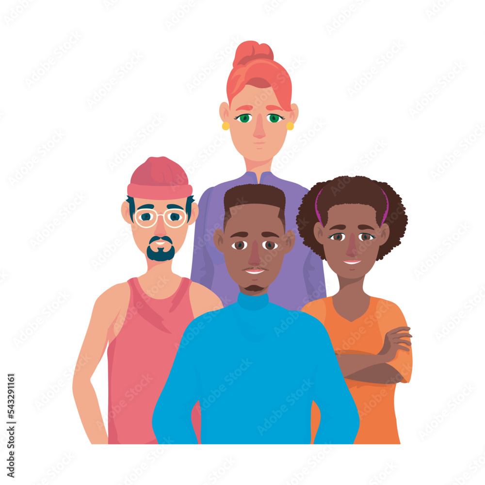 diversity people group illustration diversity people group illustration