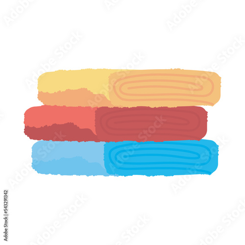 colored towels design