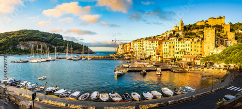 famous old town of Porto Venere in Italy