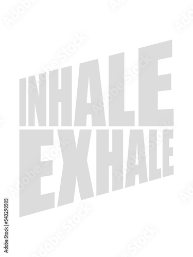 inhale exhale yoga Zitat 