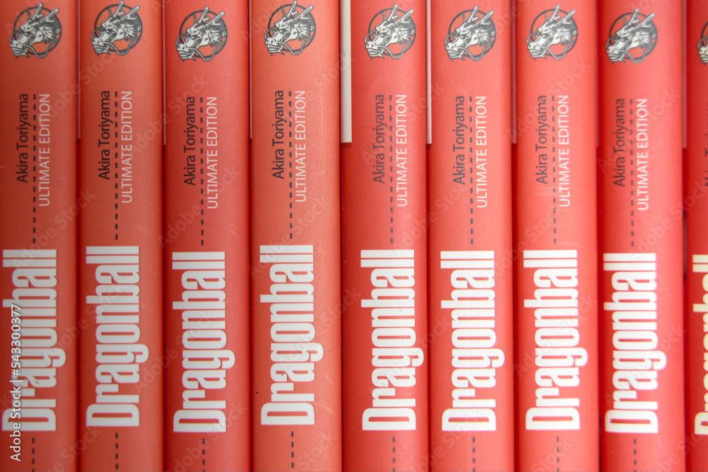 Detail of dragon ball ultimate edition manga volumes Stock Photo ...