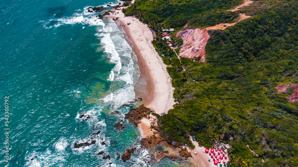 Praia Paisagem Paradisíaca Tropical Verão Tambaba Nordeste Paraíba Naturista Naturismo Nudismo