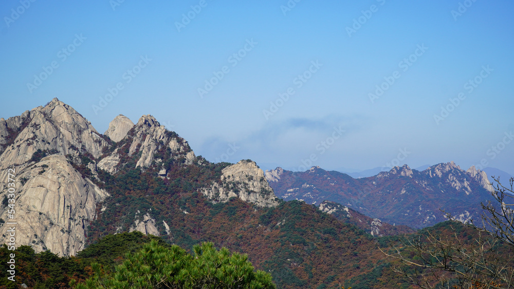 the warm colors of the autumn mountains the warm colors of the autumn mountains