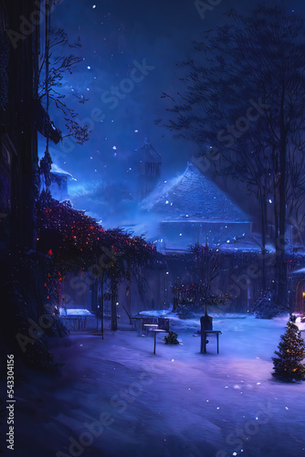 Christmas card with Christm...