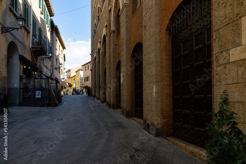 narrow street in the town © PandaFrog