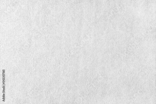 Texture background of velours white fabric. Upholstery velveteen texture fabric, corduroy furniture textile material, design interior, decor. Ridge fabric texture close up, backdrop, wallpaper. photo