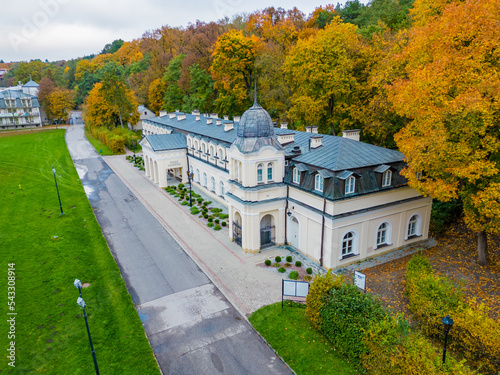 Fotografie Spa park in the Naleczow sanatorium