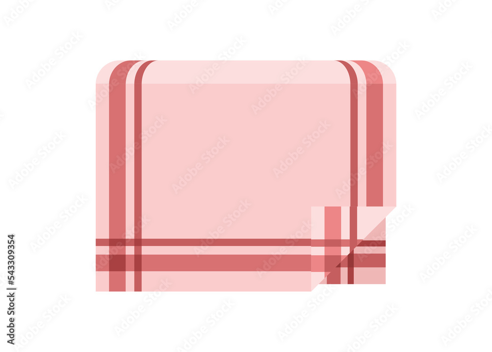 Folded handkerchief. Simple flat illustration. Folded handkerchief. Simple flat illustration.