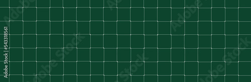 Net texture pattern on green background. Net texture pattern for backdrop and wallpaper. Realistic net pattern with black squares. Geometric background, vector illustration
