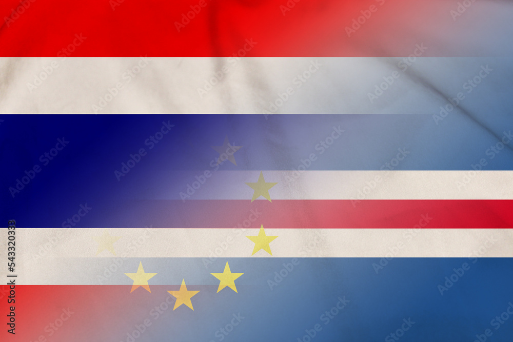 Thailand and Cape Verde official flag transborder relations CPV THA