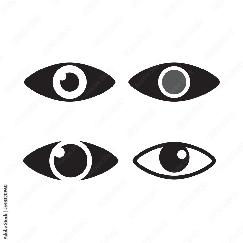 eye vector icon. eye vector icon.