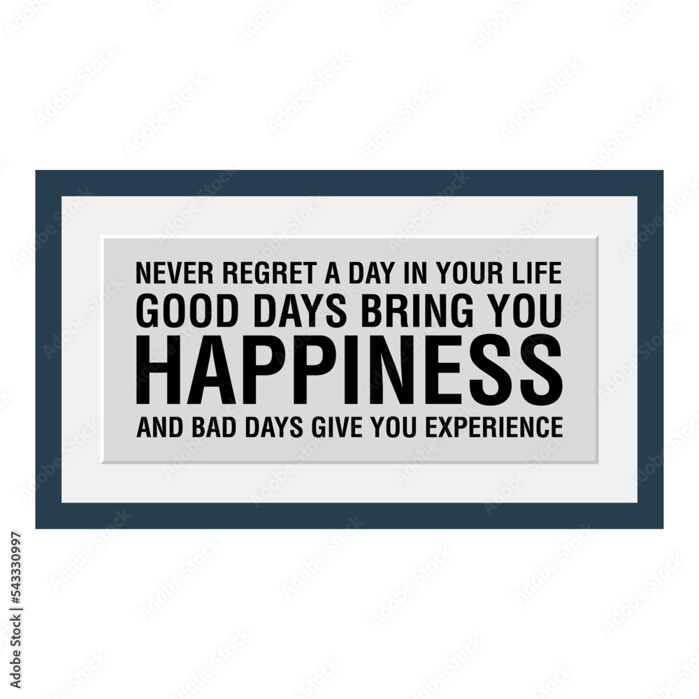 Frame icon, Quote of the day, Motivational quotes design illustration. Frame icon, Quote of the day, Motivational quotes design illustration.